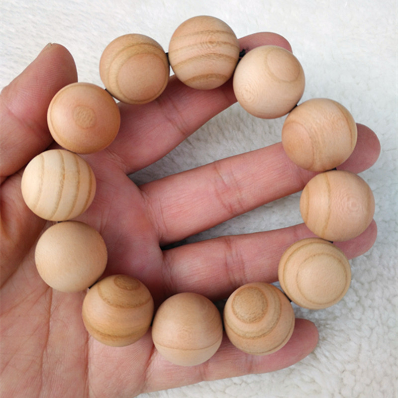 Peach Wood Buddha Beads Rosary Paint-Free Bracelet Ornament No Mahogany Bracelet