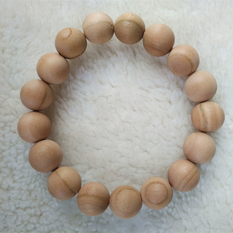 Peach Wood Buddha Beads Rosary Paint-Free Bracelet Ornament No Mahogany Bracelet