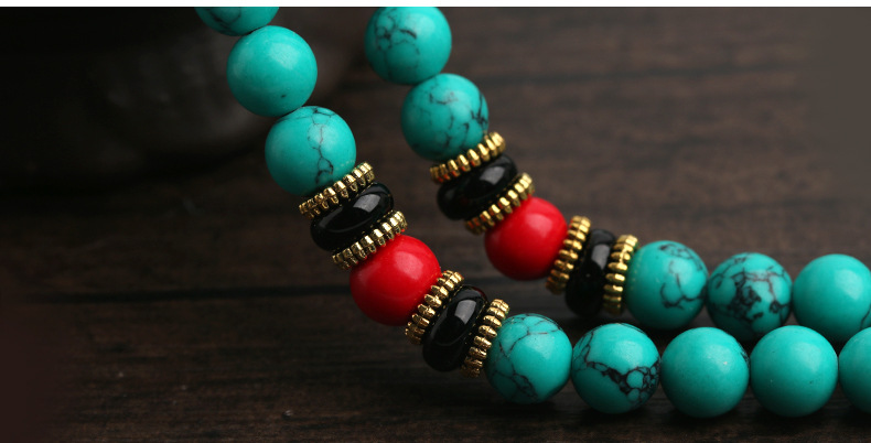 New 108 Turquoise Bracelet Turquoise Bracelet Buddha Beads Jewellery Scenic Spot Live Broadcast Supply Wholesale New 108 Turquoise Bracelet Turquoise Bracelet Buddha Beads Jewellery Scenic Spot Live Broadcast Supply Wholesale