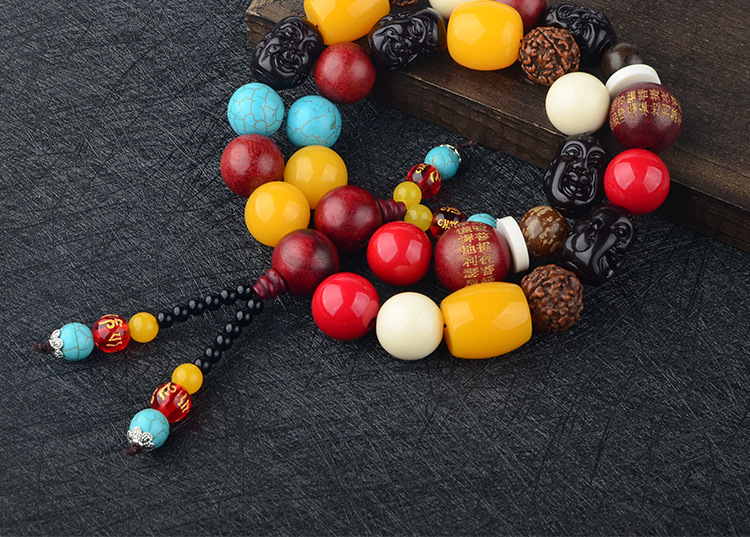 Automobile Hanging Ornament Bodhi Seed Be Safe Charm Gear Buddha Beads Car Hanging Decorations Car Interior Decoration Bracelet Jewelry