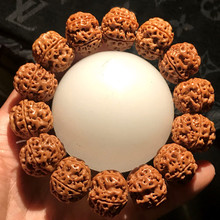 India Pterocarpus Santalinus Old Materials Wooden Bracelet 108 Men and Women Bracelet Crafts Gold Star High Oil Density Buddha Beads Rosary