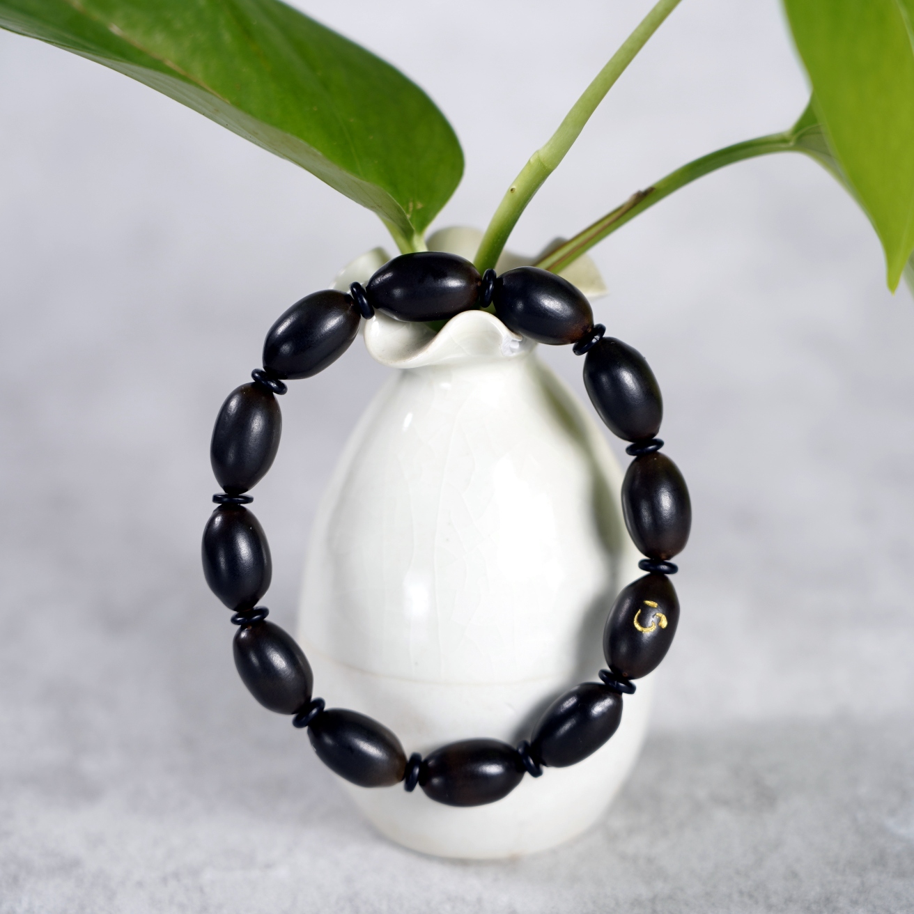 Non-Heritage Culture Zhengxin Lotus Seed Beads String Bracelet Crafts Pendant Buddha Beads Buddha Statue Educational Supplies Gift Temple Knot