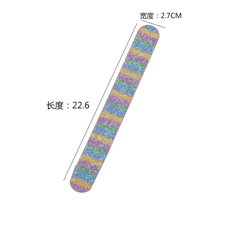Amazon Creative Hot Sale Children&#039;s Ring Pop Bracelet Onion Pink Pu Female Jewelry Christmas Slap Bracelet Bracelet Customization