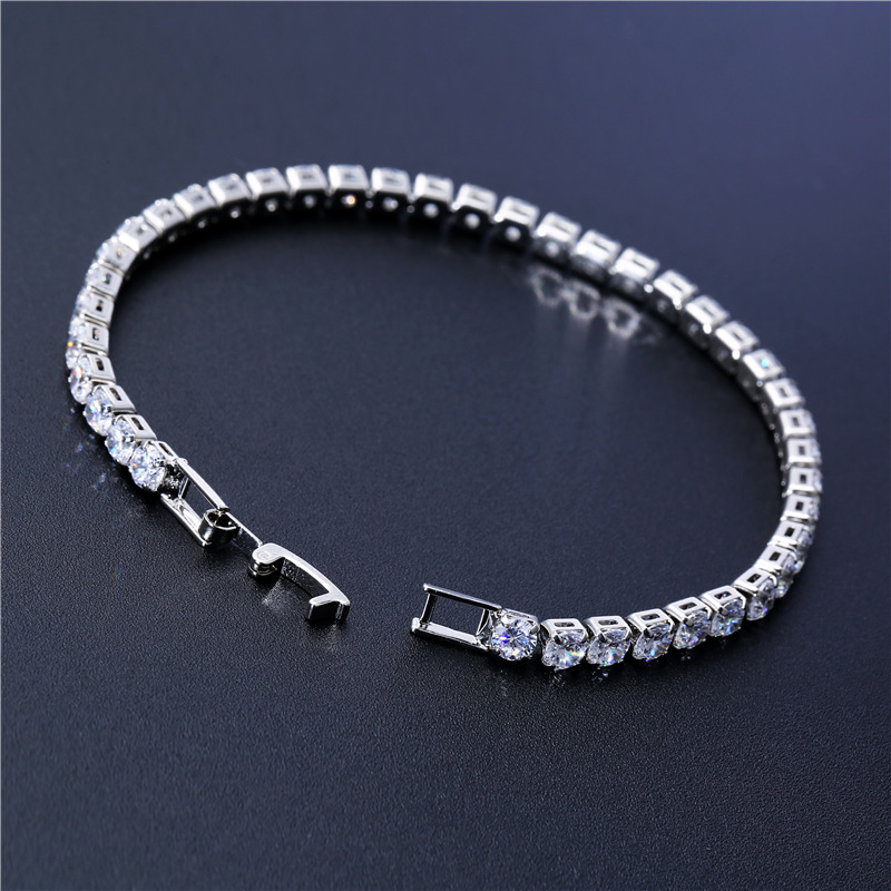 European and American Men&#039;s Hip Hop Bracelet Wholesale Cross-Border Sold Jewelry Amazon EBay Hot Sale Micro Inlaid Zircon Bracelet for Women