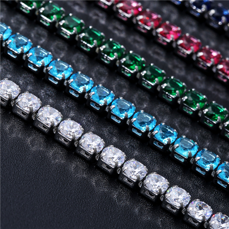 European and American Men&#039;s Hip Hop Bracelet Wholesale Cross-Border Sold Jewelry Amazon EBay Hot Sale Micro Inlaid Zircon Bracelet for Women