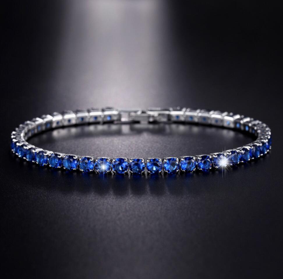European and American Men's Hip Hop Bracelet Wholesale Cross-Border Sold Jewelry Amazon EBay Hot Sale Micro Inlaid Zircon Bracelet for Women