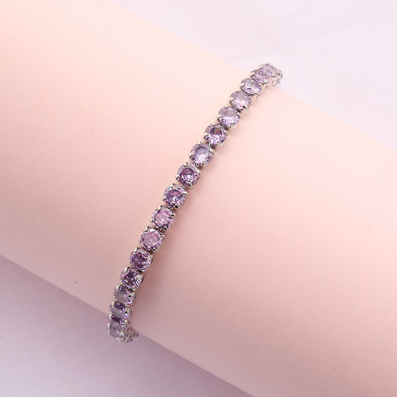 European and American Men's Hip Hop Bracelet Wholesale Cross-Border Sold Jewelry Amazon EBay Hot Sale Micro Inlaid Zircon Bracelet for Women