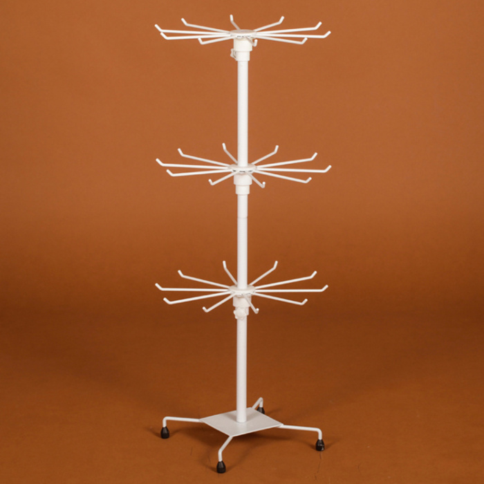 Three rotating necklace bracelet socks gloves frame mobile phone pendant trinket display hanging shelf Three rotating necklace bracelet socks gloves frame mobile phone pendant trinket display hanging shelf