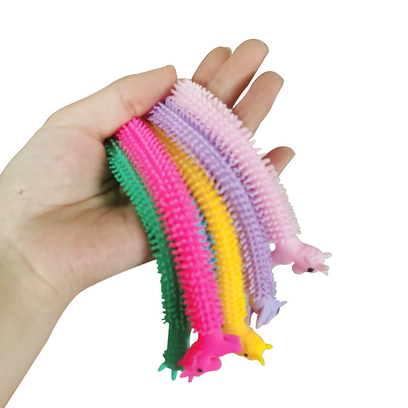 Unicorn Lala Children&#039;s Decompression Soft Glue Toy Bracelet Vent Noodles Unicorn Horse TPR Tension Elastic String