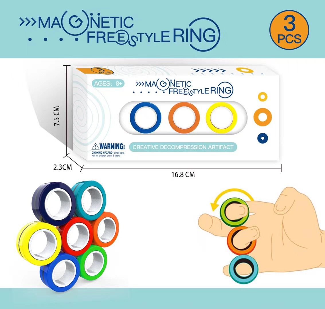 force bracelet ring rotating bracelet toy fingertip gyro decompression artifact crossborder doublespeak hot style