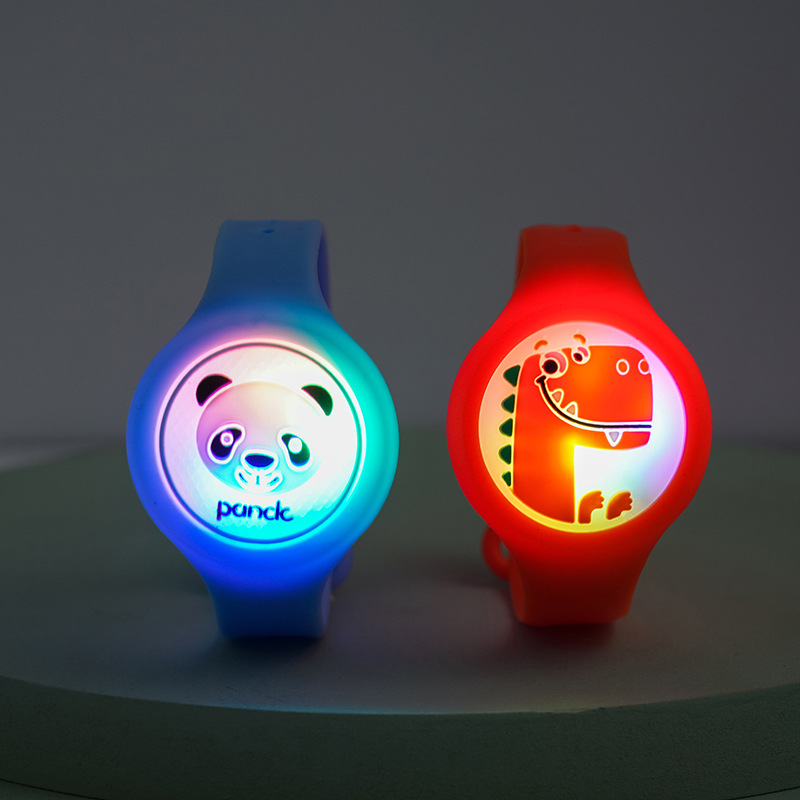 Cartoon Optical Repellent mosquito bracelet Child Flash anti-mosquito watch Summer plant mosquito bite Repellent clasp