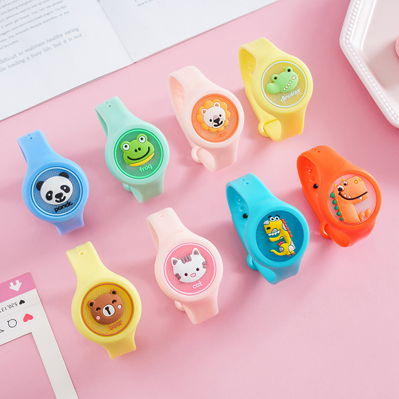 Cartoon Optical Repellent mosquito bracelet Child Flash anti-mosquito watch Summer plant mosquito bite Repellent clasp