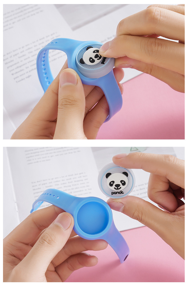 Cartoon Optical Repellent mosquito bracelet Child Flash anti-mosquito watch Summer plant mosquito bite Repellent clasp