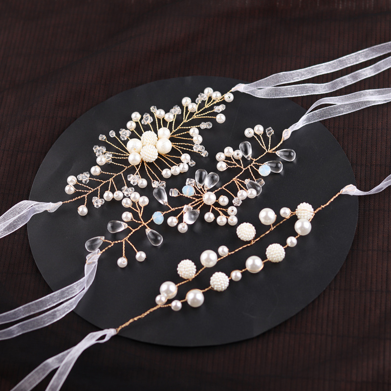 Flower Children Dance Wedding Supplies Gift Korean Mori Style Bride Wrist Flower Bridesmaid Sisters Group Bracelet