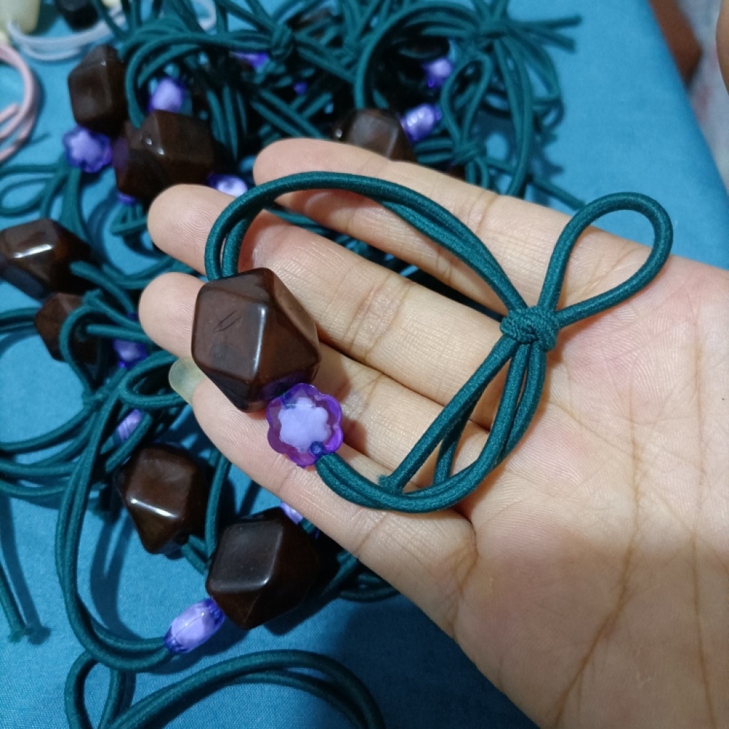 Korean Style Headband Female Online Influencer New Rubber Band Women's Hair-Binding Simple Personality Pearl Headdress Cute Hair Ring Bracelet Dual-Use Korean Style Headband Female Online Influencer New Rubber Band Women's Hair-Binding Simple Personality Pearl Headdress Cute Hair Ring Bracelet Dual-Use