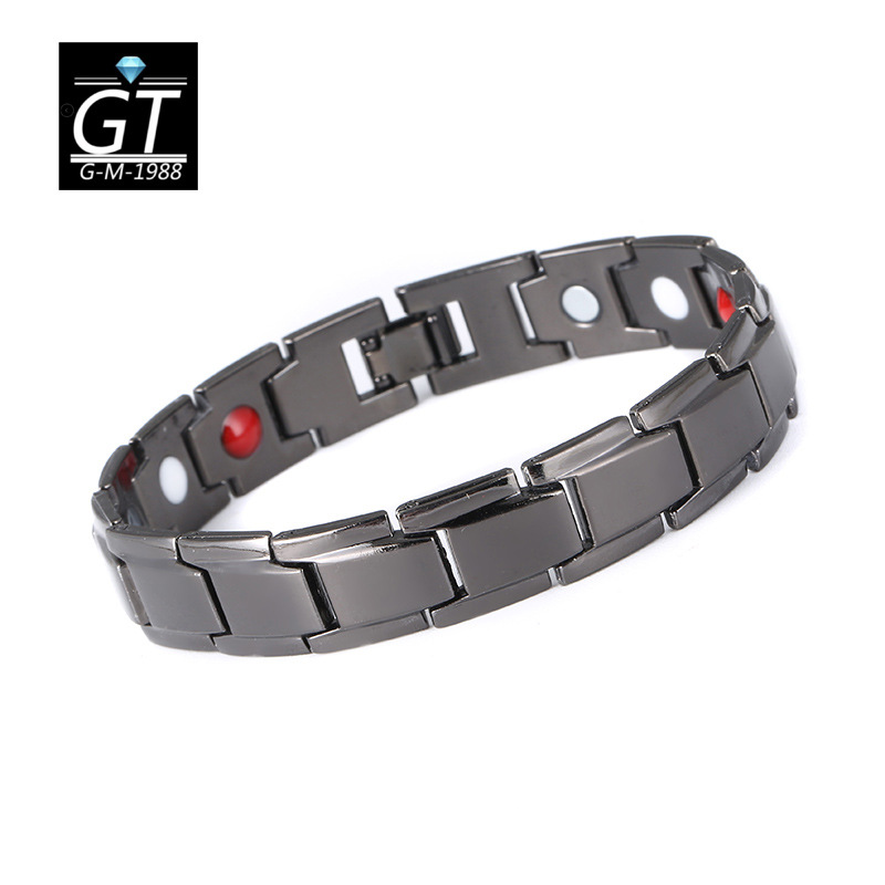 Handicraft Brocade Wish Hot Men's Alloy Health Couple Magnetic Bracelet Fashion Detachable Magnetic Therapy Bracelet Handicraft Brocade Wish Hot Men's Alloy Health Couple Magnetic Bracelet Fashion Detachable Magnetic Therapy Bracelet