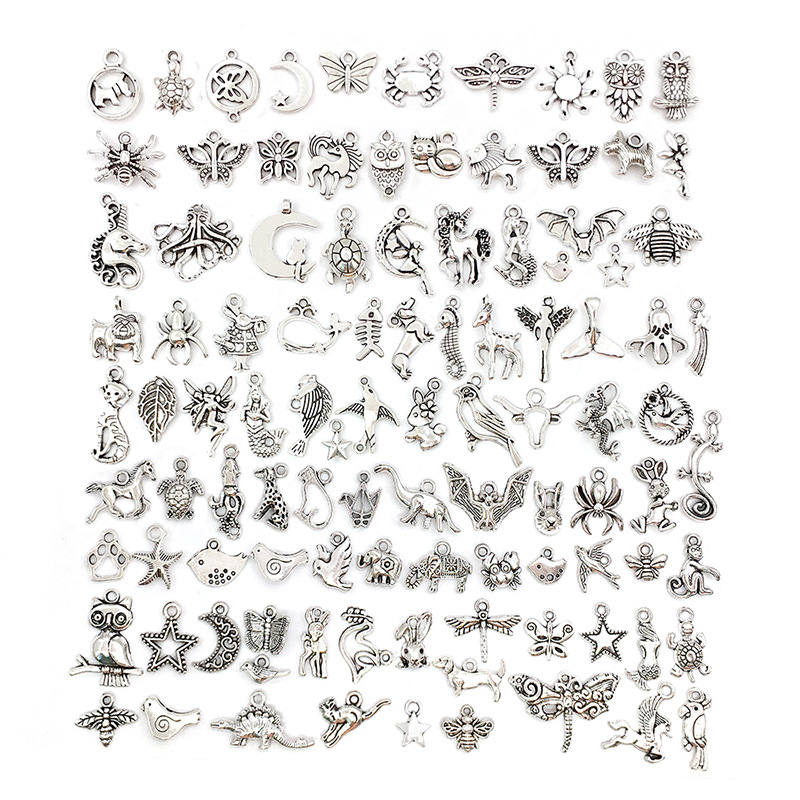 Factory Direct Sales Regular 100 Tibetan Silver Accessories Bracelet Accessory Pendant 100 Earring Set DIY Accessories Factory Direct Sales Regular 100 Tibetan Silver Accessories Bracelet Accessory Pendant 100 Earring Set DIY Accessories
