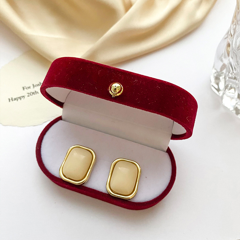 Earrings Box Gift Bag Demagnetizing Stone Greeting Card 10 Grid Earrings Plastic Box Silver Polishing Cloth Bracelet Box Necklace Box Paper Box