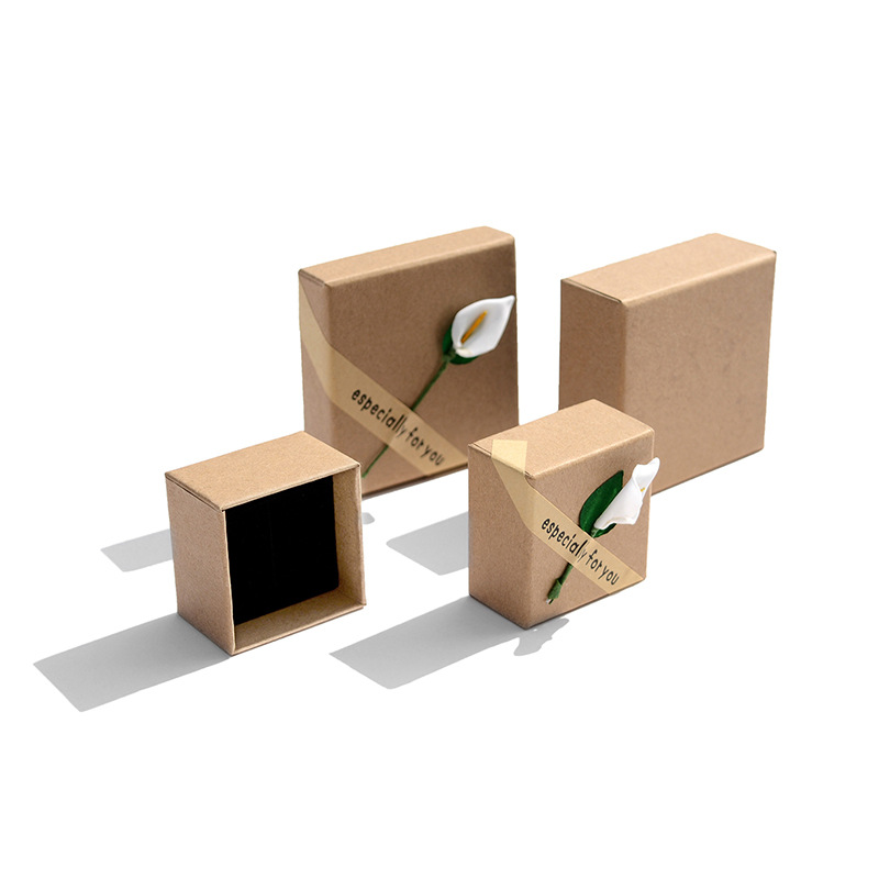 Earrings Box Gift Bag Demagnetizing Stone Greeting Card 10 Grid Earrings Plastic Box Silver Polishing Cloth Bracelet Box Necklace Box Paper Box