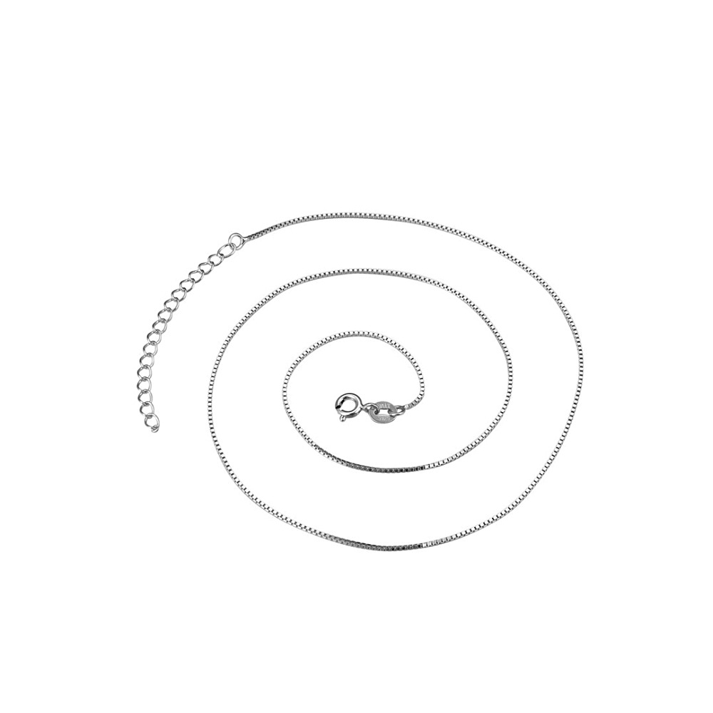 Hongxin Sterling Silver Twisted Cauliflower Necklace Bracelet Box Starry Sky Side Water Wave Cross Accessories Bare Necklace Wholesale