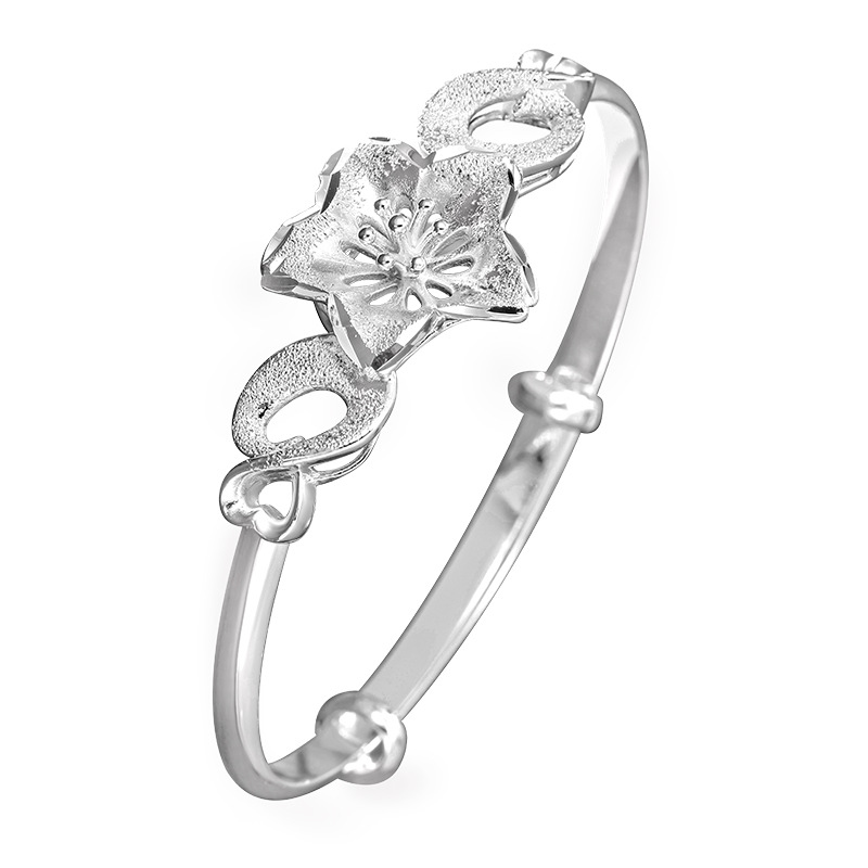 Xuping Jewelry Push-Pull Glossy Dragon and Phoenix Bracelet Female Cooperized Silver Bracelet High Sense Mother&#039;s Day Gift to Give Mom