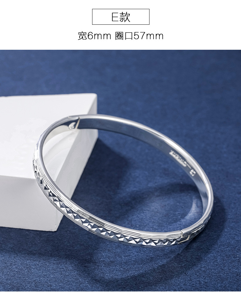 Xuping Jewelry Push-Pull Glossy Dragon and Phoenix Bracelet Female Cooperized Silver Bracelet High Sense Mother's Day Gift to Give Mom
