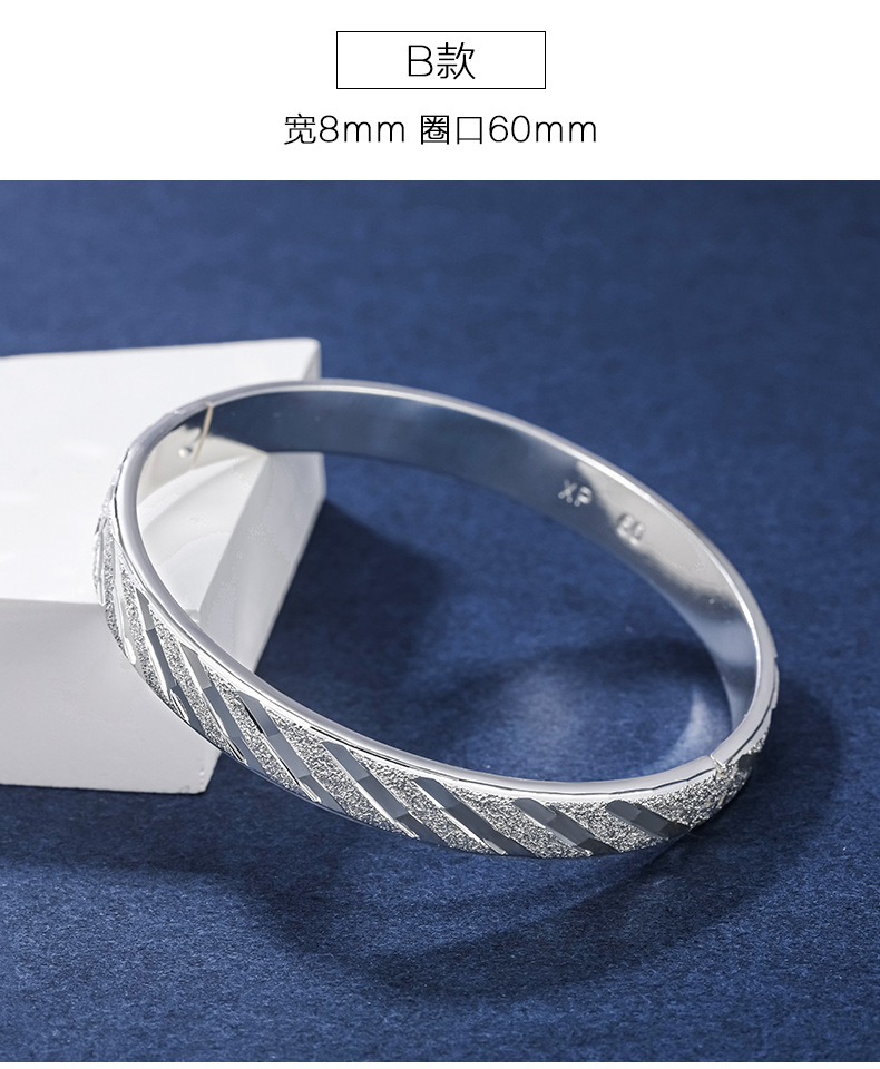 Xuping Jewelry Push-Pull Glossy Dragon and Phoenix Bracelet Female Cooperized Silver Bracelet High Sense Mother's Day Gift to Give Mom