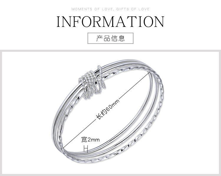 Meet Sansheng Sanshi Silver Bracelet S999 Foot Silver Network Red Live Broadcast Generation Sterling Silver Bracelet Women's Valentine's Day Gift