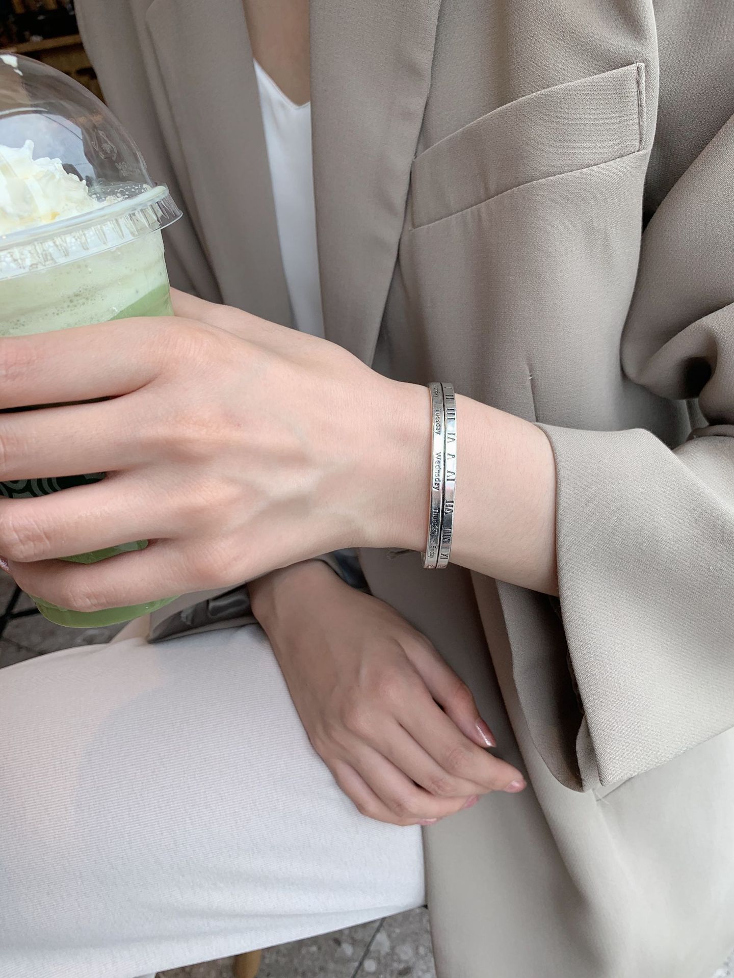 Retro Heart Tassel Bracelet for Women Ins Special-Interest Design Exquisite Cold Style 925 Sterling Silver Light Luxury High-Grade Ornament