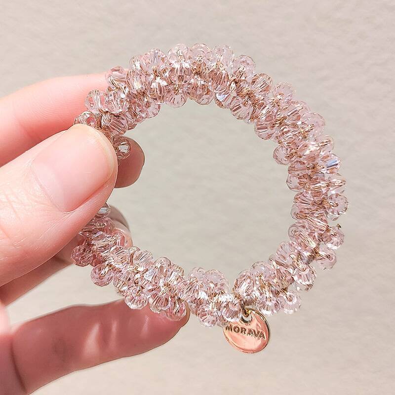 Korea East Gate Headband Simple hair Rope Crystal bracelet Rubber Band Pearl Tag Hair Ring Small Bracelet Headband Korea East Gate Headband Simple hair Rope Crystal bracelet Rubber Band Pearl Tag Hair Ring Small Bracelet Headband