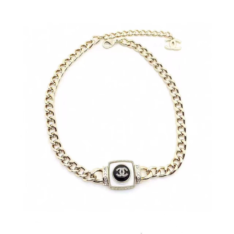 Classic Style New Pearl Necklace European and American Style Xiangjia Retro Diamond Double C Necklace Bracelet Ear Studs Earrings Pendant Classic Style New Pearl Necklace European and American Style Xiangjia Retro Diamond Double C Necklace Bracelet Ear Studs Earrings Pendant