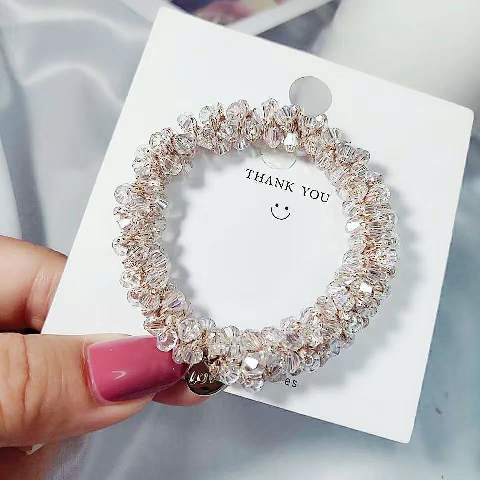 Korean Style Vintage Pearl Headband Simple Temperamental Bracelet Dual-Use Instafamousrubber Band Hair-Binding Crystal Hair Tie Sweet Headwear Korean Style Vintage Pearl Headband Simple Temperamental Bracelet Dual-Use Instafamousrubber Band Hair-Binding Crystal Hair Tie Sweet Headwear