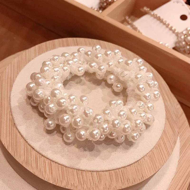 Xuan Ya Pearl Hair Band Bracelet Dual-Purpose Headband Female Online Influencer Tie Hair Accessories Dongdaemun Hair Accessory Headdress Pearl Hair Band Xuan Ya Pearl Hair Band Bracelet Dual-Purpose Headband Female Online Influencer Tie Hair Accessories Dongdaemun Hair Accessory Headdress Pearl Hair Band