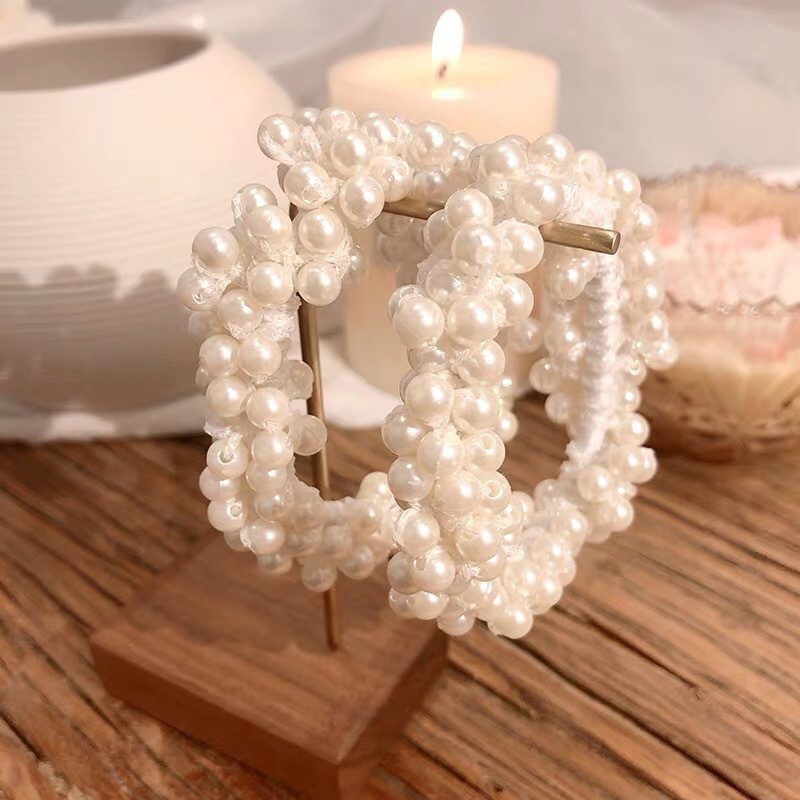 Xuan Ya Pearl Hair Band Bracelet Dual-Purpose Headband Female Online Influencer Tie Hair Accessories Dongdaemun Hair Accessory Headdress Pearl Hair Band Xuan Ya Pearl Hair Band Bracelet Dual-Purpose Headband Female Online Influencer Tie Hair Accessories Dongdaemun Hair Accessory Headdress Pearl Hair Band