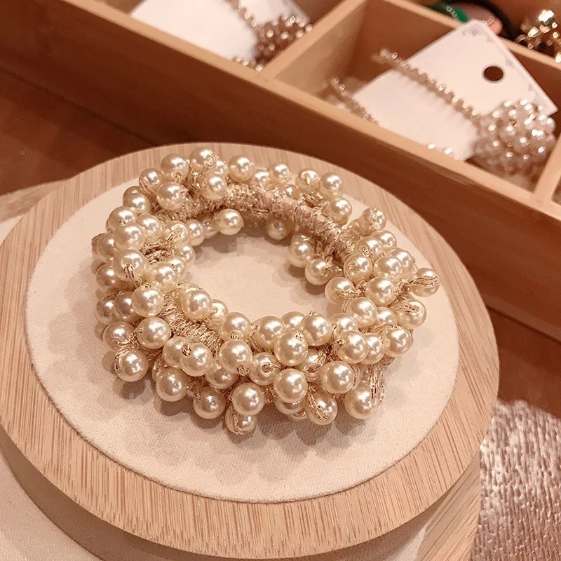 Xuan Ya Pearl Hair Band Bracelet Dual-Purpose Headband Female Online Influencer Tie Hair Accessories Dongdaemun Hair Accessory Headdress Pearl Hair Band Xuan Ya Pearl Hair Band Bracelet Dual-Purpose Headband Female Online Influencer Tie Hair Accessories Dongdaemun Hair Accessory Headdress Pearl Hair Band