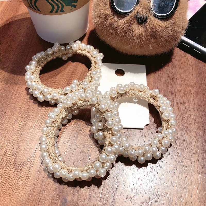 Xuan Ya Pearl Hair Band Bracelet Dual-Purpose Headband Female Online Influencer Tie Hair Accessories Dongdaemun Hair Accessory Headdress Pearl Hair Band Xuan Ya Pearl Hair Band Bracelet Dual-Purpose Headband Female Online Influencer Tie Hair Accessories Dongdaemun Hair Accessory Headdress Pearl Hair Band