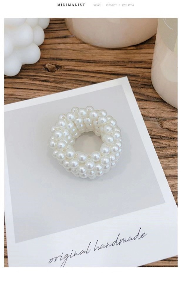 Xuan Ya Pearl Hair Band Bracelet Dual-Purpose Headband Female Online Influencer Tie Hair Accessories Dongdaemun Hair Accessory Headdress Pearl Hair Band Xuan Ya Pearl Hair Band Bracelet Dual-Purpose Headband Female Online Influencer Tie Hair Accessories Dongdaemun Hair Accessory Headdress Pearl Hair Band