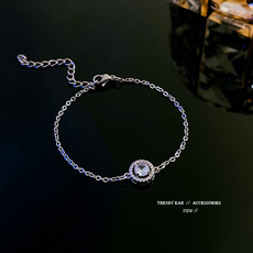 HighGrade Pearl Bracelet Female Ins Niche Design Net Red Fashion Temperament Titanium Steel Bracelet Bracelet