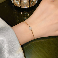 HighGrade Pearl Bracelet Female Ins Niche Design Net Red Fashion Temperament Titanium Steel Bracelet Bracelet