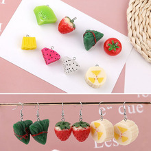 DIY Earrings Accessories Korean Alloy Simple Rhinestone Pearl Heart Shell Earring Material Bracelet Pendant