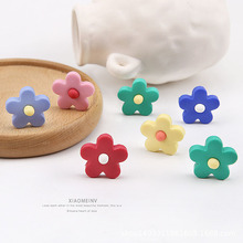 DIY Earrings Accessories Korean Alloy Simple Rhinestone Pearl Heart Shell Earring Material Bracelet Pendant