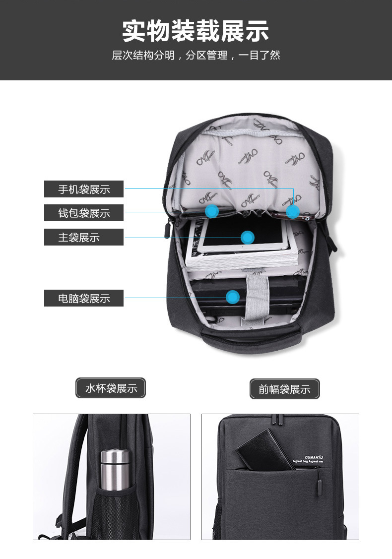 Backpack Student Schoolbag Notebook Computer Bag Backpack Male Gift One Piece Dropshipping Backpack Student Schoolbag Notebook Computer Bag Backpack Male Gift One Piece Dropshipping