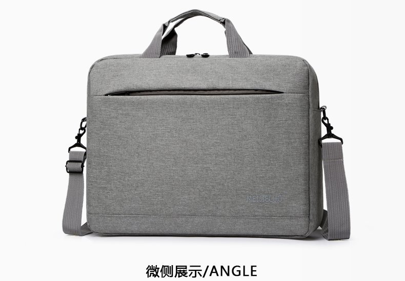 Computer Hand-Carrying Shoulder Bag Briefcase Men's and Women's Business Notebook Handbag 15.6-Inch Computer Bag