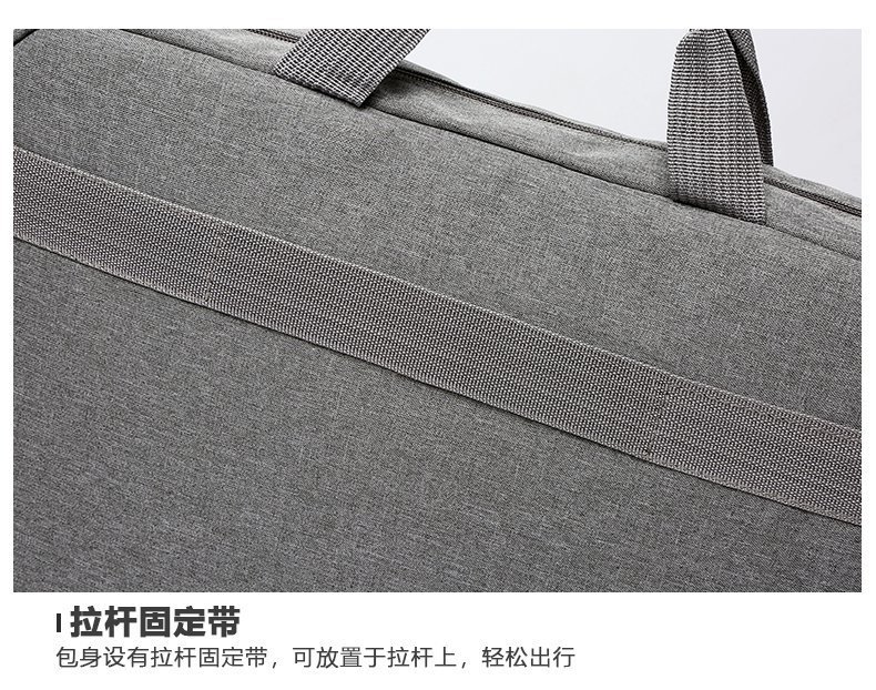 Computer Hand-Carrying Shoulder Bag Briefcase Men's and Women's Business Notebook Handbag 15.6-Inch Computer Bag
