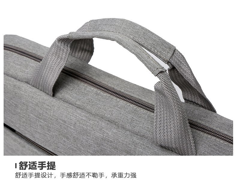 Computer Hand-Carrying Shoulder Bag Briefcase Men's and Women's Business Notebook Handbag 15.6-Inch Computer Bag