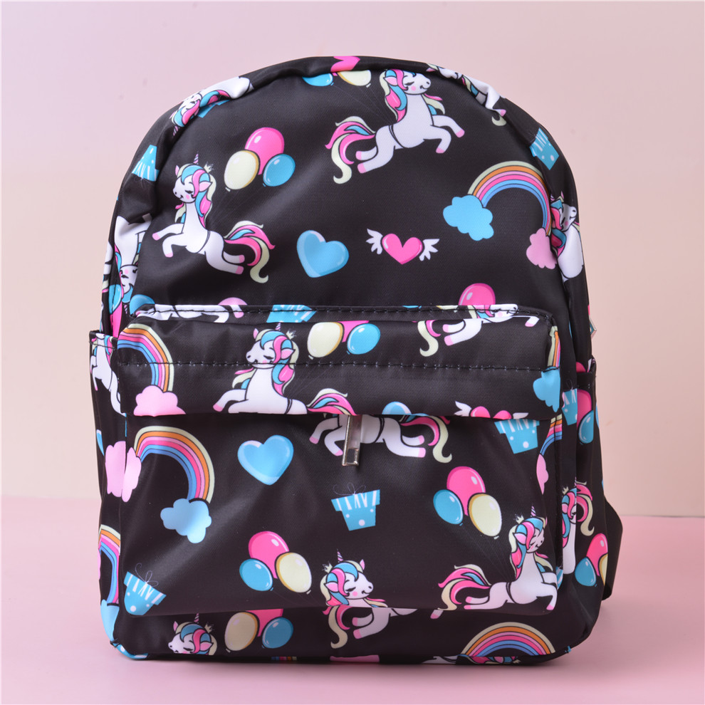 Children&#039;s Backpack Fashion Casual Unicorn Printed Backpack Large Capacity Computer Bag Student Schoolbag