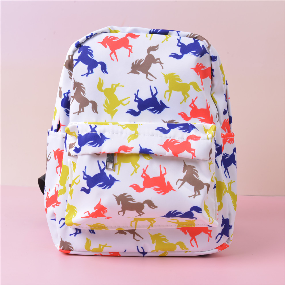 Children's Backpack Fashion Casual Unicorn Printed Backpack Large Capacity Computer Bag Student Schoolbag