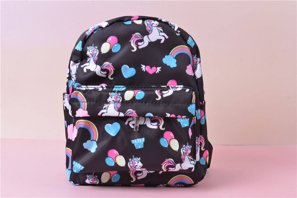 Children's Backpack Fashion Casual Unicorn Printed Backpack Large Capacity Computer Bag Student Schoolbag