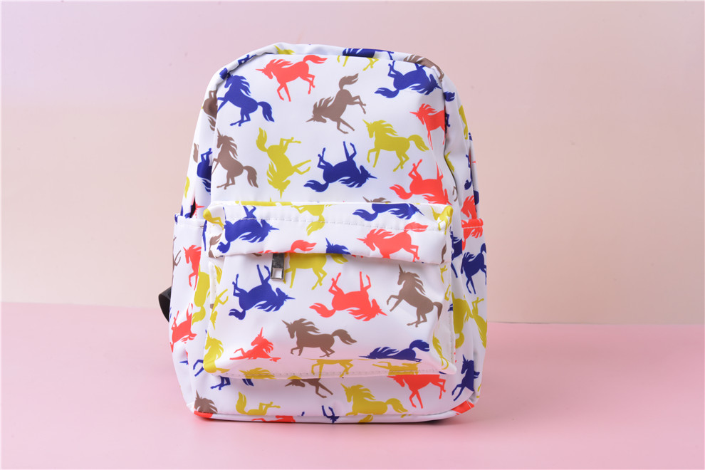 Children's Backpack Fashion Casual Unicorn Printed Backpack Large Capacity Computer Bag Student Schoolbag