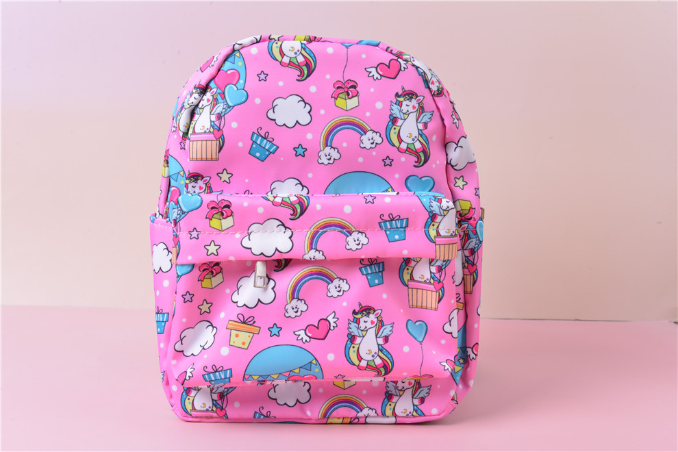 Children's Backpack Fashion Casual Unicorn Printed Backpack Large Capacity Computer Bag Student Schoolbag